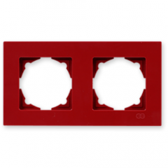 Фото Рамка горизонтальна подвійна Gunsan Moderna вишнева  - Магазин MASMART