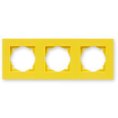 Фото Рамка горизонтальна потрійна Gunsan Moderna жовта  - Магазин MASMART