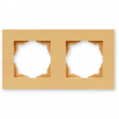 Фото Рамка горизонтальна подвійна Gunsan Moderna шампань  - Магазин MASMART