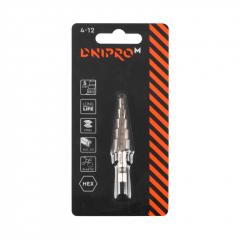 Фото Свердло ступінчате Dnipro-M 4-12 мм  - Магазин MASMART