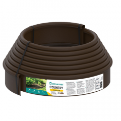 Фото Бордюр садовий Vodaland Country Premium H110 коричневий...  - Магазин MASMART