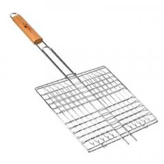 Фото Решетка-гриль плоская мини Stenson MH-0088 55x27x24 см  - Магазин MASMART