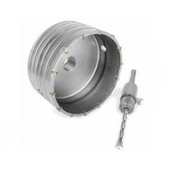 Фото Комплект: свердло корончате по бетону 120мм, перехідник...  - Магазин MASMART