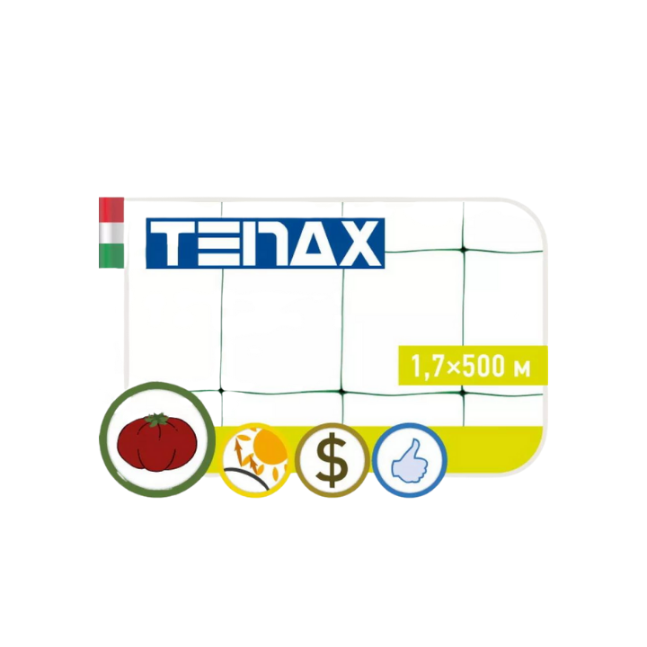 Фото Сетка полимерная Tenax Ортинет 1,7x500 м зеленая - Магазин MASMART