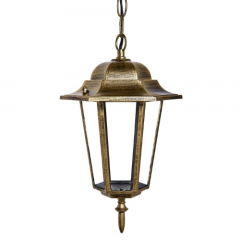 Фото Світильник садово-парковий Delux Palace A005 чорний-золото  - Магазин MASMART