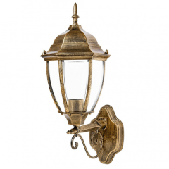 Фото Світильник садово-парковий Delux Palace A008 чорний-золото  - Магазин MASMART