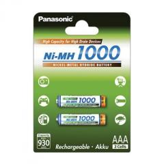 Фото Аккумулятор Panasonic High Capacity AAA 1000 mAh 2BP Ni-MH  - Магазин MASMART