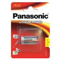 Фото Батарейка Panasonic CR 123 BLI 1 Lithium  - Магазин MASMART