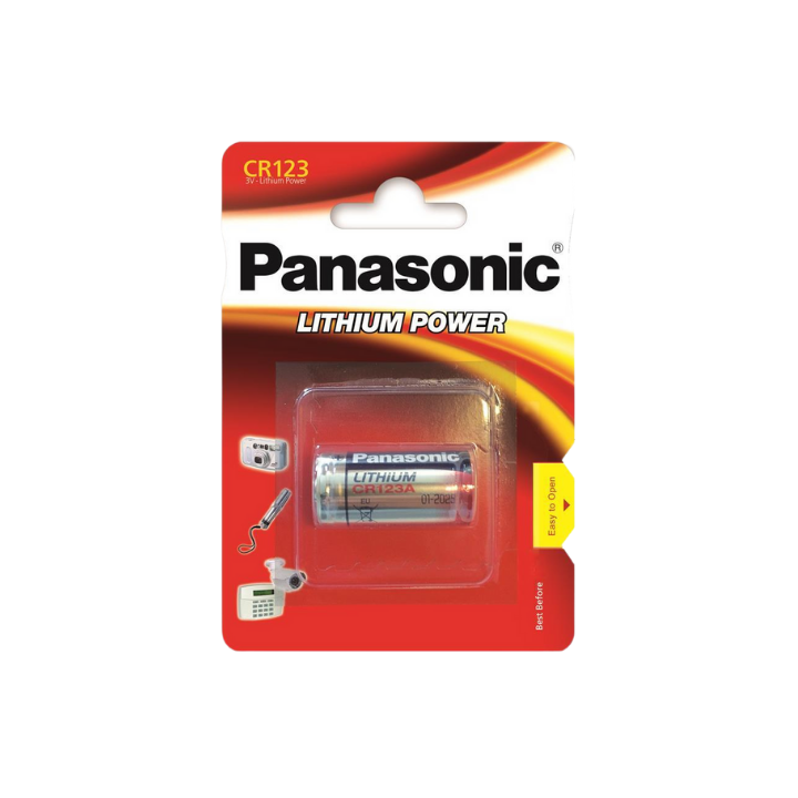 Фото Батарейка Panasonic CR 123 BLI 1 Lithium - Магазин MASMART
