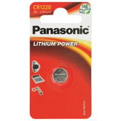Фото Батарейка Panasonic CR 1220 BLI 1 Lithium  - Магазин MASMART