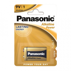 Фото Батарейка Panasonic Alkaline Power 9V 6LR61  - Магазин MASMART