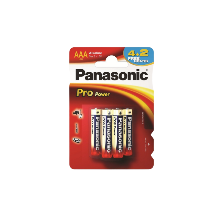 Фото Батарейка Panasonic Pro Power AAA BLI6 (4+2) - Магазин MASMART