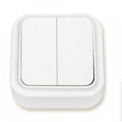 Фото Выключатель двойной Bylectrica Пралеска  - Магазин MASMART