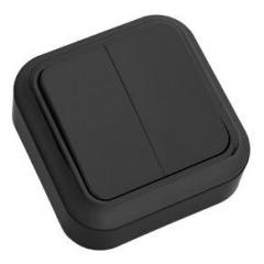 Фото Вимикач подвійний Bylectrica Пралеска  - Магазин MASMART