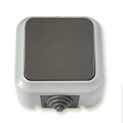 Фото Вимикач одинарний Bylectrica Пралеска Аква - знято з...  - Магазин MASMART