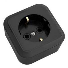 Фото Розетка одинарная с заземлением Bylectrica Пралеска  - Магазин MASMART