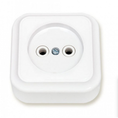 Фото Розетка одинарная без заземления Bylectrica Пралеска -...  - Магазин MASMART