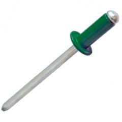 Фото Заклепки алюміній/сталь 4,0х8,6 зелені (Bralo) 6020 -...  - Магазин MASMART