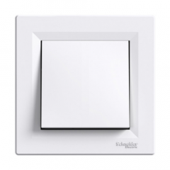 Фото Выключатель одноклавишный проходной Schneider Asfora 0400121  - Магазин MASMART