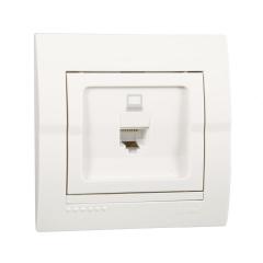 Фото Розетка компьютерная RJ45 cat.5e Lezard Deriy  - Магазин MASMART