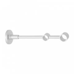 Фото Держатель карниза двухрядный закрытый Orvit Сатин Ø19+16 мм  - Магазин MASMART