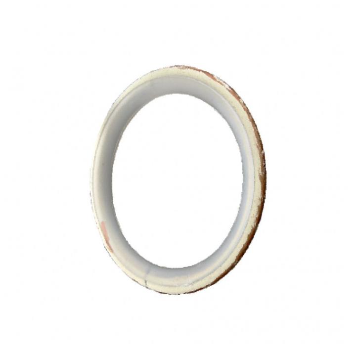 Фото Кольцо металлическое тихоходное Orvit Белое золото (матовое) Ø25 мм - Магазин MASMART