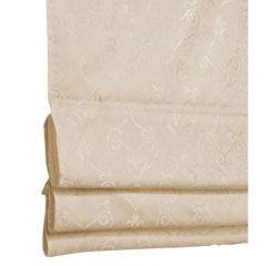 Фото Римская штора Vidella RB-01 Барокко Крем 180x160 см  - Магазин MASMART