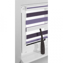 Фото Ролета Vidella Zebra ZTC-4 белый/сиреневый/фиолетовый...  - Магазин MASMART