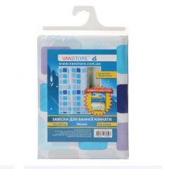 Фото Шторка для ванной PEVA Vanstore Mosaic 180х200см (61001)  - Магазин MASMART