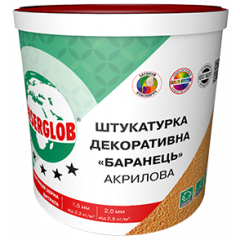 Фото Штукатурка Барашек 2 мм акриловая Anserglob 25 кг...  - Магазин MASMART