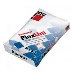 Фото Клей для плитки еластифікований BAUMIT FlexUni 25 кг  - Магазин MASMART