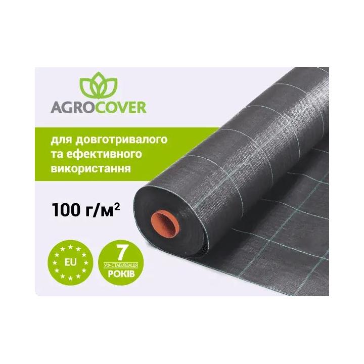 Фото Агротканина Agrocover чорна 100 г/м² (1,05х100 м)  - Магазин MASMART