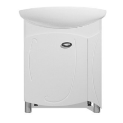 Фото Тумба Аквариус Долорес 50см белая (без умывальника)  - Магазин MASMART