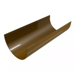 Фото Ринва водостічна Regenau 125 коричневий 3 м  - Магазин MASMART