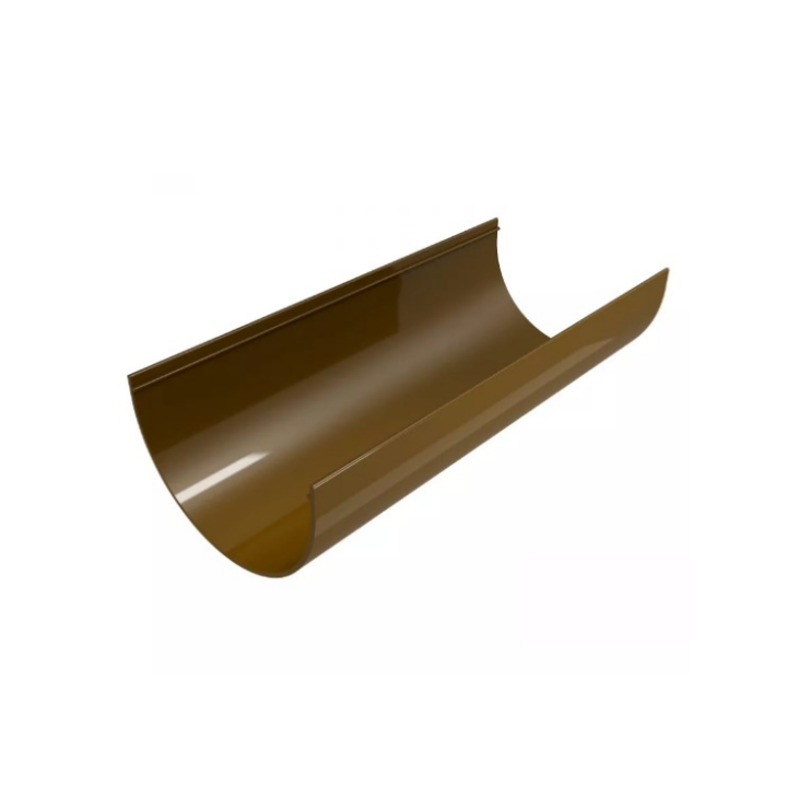 Фото Желоб водосточный Regenau 125 коричневый 3 м - Магазин MASMART
