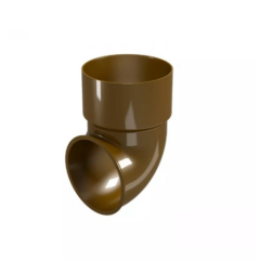 Фото Коліно зливне 80/87,5* Regenau 125 коричневий  - Магазин MASMART