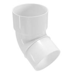 Фото Коліно 80/67,5* Regenau 125 білий  - Магазин MASMART