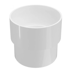 Фото З'єднувач труби Regenau 125 білий  - Магазин MASMART