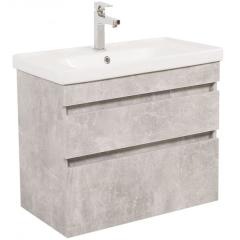 Фото Тумба Винтаж 80 серый (бетон) с умывальником Elite  - Магазин MASMART