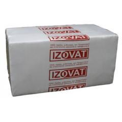 Фото Базальтовая вата Izovat 40 (1000х600х100) 3,0 кв. м  - Магазин MASMART