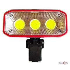 Фото Фонарь велосипедный BL-CB-961 аккумуляторный 3 LED велофара  - Магазин MASMART