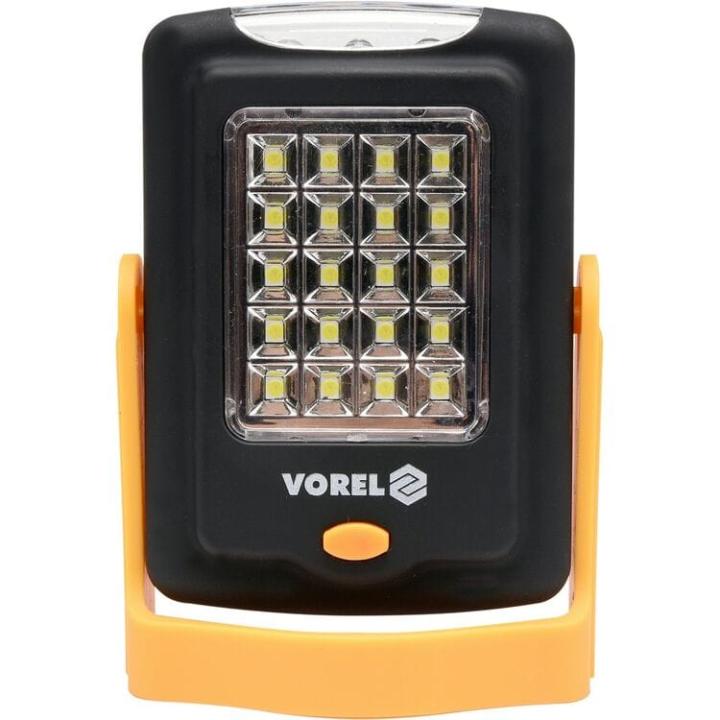 Фото Фонарь LED VOREL с режимами 20+3 настольный на шарнирах, питание от 3х ААА батареек 1,5 В  - Магазин MASMART