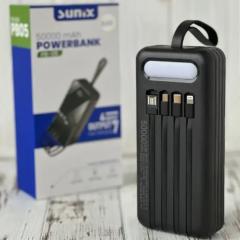 Фото Повербанк 50000 mAh SUNIX PB05 Black 89890/68225  - Магазин MASMART