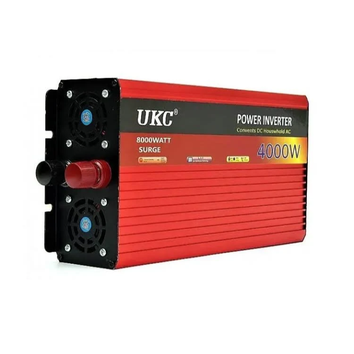 Фото Інвертор автомобільний UKC SSK-4000W DC12V-AC 220V 50Hz  - Магазин MASMART