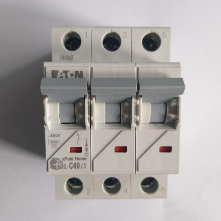 Фото Автоматичний вимикач 3P 40A Eaton HL-C40/3 4.5kA - Магазин MASMART