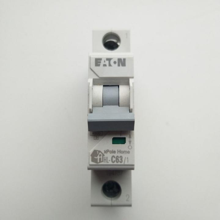 Фото Автоматичний вимикач 1P 63A Eaton HL-C63/1 4.5kA  - Магазин MASMART