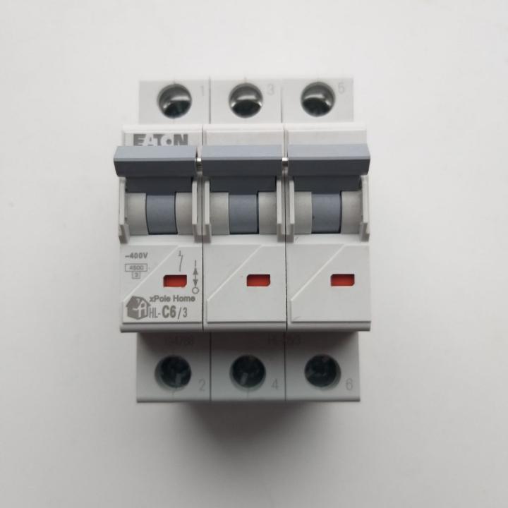 Фото Автоматичний вимикач 3P 6A Eaton HL-C6/3 4.5kA - Магазин MASMART
