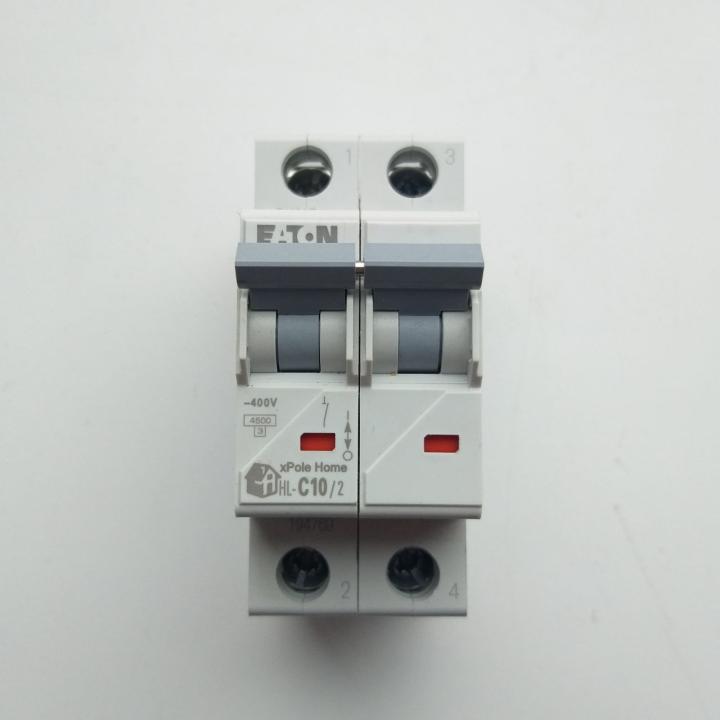 Фото Автоматичний вимикач 2P 10A Eaton HL-C10/2 4.5kA - Магазин MASMART