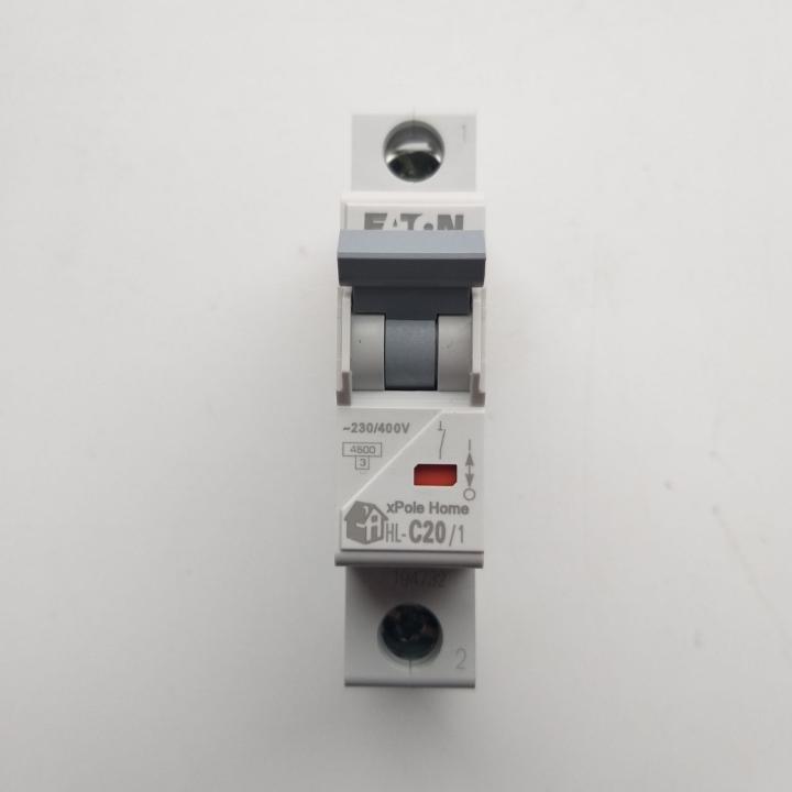 Фото Автоматичний вимикач 1P 20A Eaton HL-C20/1 4.5kA - Магазин MASMART
