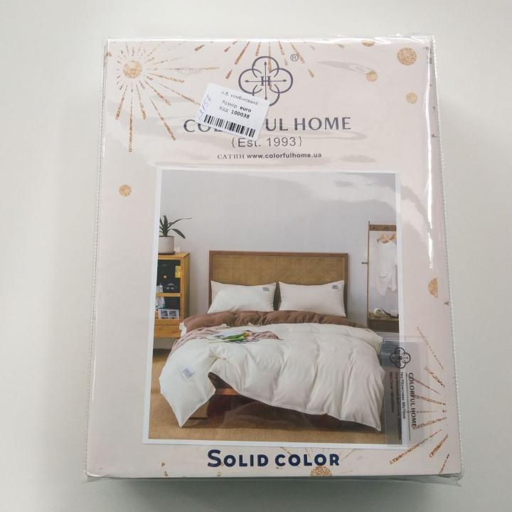 Фото Комплект постільної білизни євро ТМ Colorful Home простирадло на гумці  - Магазин MASMART